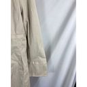 Nine West  Button Up Trench Coat Size Large Photo 3