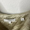 Vince  Crinkle Satin Sleeveless Fitted Midi Slip Dress Gold Womens Size 10 Photo 7