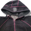 Lululemon Jacket Size Small  Athletica Full Zip Up Jacket Hooded Black Faded Photo 3