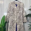 J. McLaughlin  Jasper Velvet Zebra Jacket size 4 *FLAWED* Photo 0