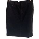 Ralph Lauren Lauren  Espresso Corduroy Pencil Skirt Photo 1