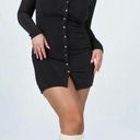 Princess Polly Elody Long Sleeve Mini Dress Black Photo 0