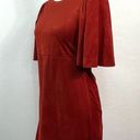 ZARA  Trafaluc Red Suede Boxy Mini Dress size XS Photo 3