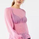 Finders Keepers Mesh Ruffled Top Photo 0