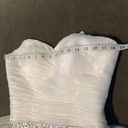 Women’s White Wedding Dress Tulle Ruffles Sweetheart Neckline Size 6 NWOT White Photo 9