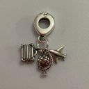 Pandora Airplane, Globe & Suitcase Dangle Charm Photo 2