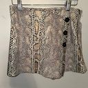 ZARA  Snakeskin Mini Skort - Size M Photo 0