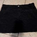 Rue 21 Black Suade Skirt Photo 0