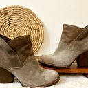 Kork-Ease  Castaneda Suede Heeled Bootie Brown Grey Size 7.5 Photo 4