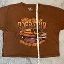 Hollister Brown West Coast Road Trip Van Western Graphic Crop Top Photo 5