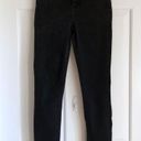 Sam Edelman  Size 24 The Stiletto High Rise Skinny Ankle Fringe Hem Black Jeans Photo 1