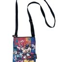 Disney  Mickey & Minnie Crazy In Love Graffiti Crossbody Travel Bag Photo 0