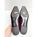 PARKE Marion  Shoes Womens Size 6.5US Python Snakeskin Loafers Purple Black Photo 11