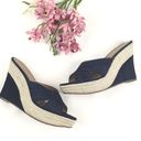 Jessica Simpson  Denim Wedge Sandals 9.5M Photo 0