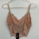 Lulus NEW  LACE PINK ROSE BRALETTE size small Photo 11