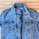 Rails  Women's Blue Long Sleeve Snap Stand-Up Collar Denim Jacket Size XS Photo 1