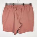 Pacific&Co Denim  Plus Size 3X Shorts Pull On Elastic Waist Pink 11 Inch Pockets 800 Photo 1