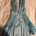 Abercrombie & Fitch Plunge Pleated Mini Dress Photo 1