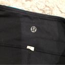 Lululemon  Groove Crop Reversible Yoga Leggings Black Blue 8 Photo 3