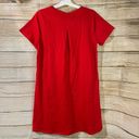 Bobeau casual t-shirt comfy red dress short sleeve women Size Large Photo 2