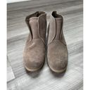 Blondo  Verona Leather Suede Waterproof Booties Size 7 Taupe Boots Shoes B3452 Photo 1