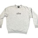 Nike  Center swoosh crew neck heather galaxy gray Pullover sweatshirt unisex Photo 0