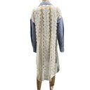 CQ by CQ  Button Up Lace Back Striped Long Sleeve Collar Shirt Midi Dress Large Photo 3