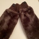 Calvin Klein NWT  Faux Fur Mittens Photo 2