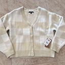 Vans NWT  Winter Checker Relaxed Cardigan in Turtledove Photo 6