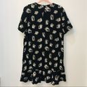 Mud Pie  Crepe black floral Dress medium Photo 23