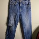 Alice + Olivia  Amazing Double Waist Straight Leg Jeans-  Size 25 Photo 2