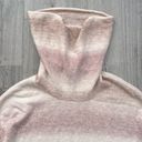 American Eagle NWOT  Super Soft Knit Striped Cowl Neck Sweater Pastel Pink Large Photo 3