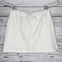 Denim & Co . Active Size 1X White Knit Skort - Skirt w/ Shorts Photo 2