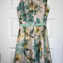 Gabby Skye Floral Print Sleeveless A-Line Dress Photo 6