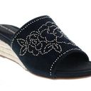 Taryn Rose  Harriet Suede Studded Espadrille Floral Mules Photo 0