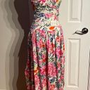 Forever 21 Floral Print Matching Set Multicolor coastal coquette colorful crop top+pant wide looks skirt slit sides Photo 0