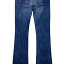 Rock & Republic  Women's 8" Low Rise Boot Cut Jeans Medium Blue Wash Size 28 Photo 1