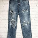 Willow + Root  Women's Size 28 The Vintage Dad Jean Distressed Straight High Rise Photo 0