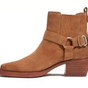 Sam Edelman Bellamie Harness Booties Camel Leather Suede Tan Edgy Ankle Boots 7 Photo 3