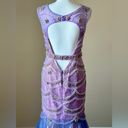 Vienna Prom  | Purple Beaded Trumpet Ball Down Sz 8 Photo 7