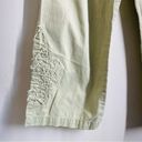 prAna  Organic Cotton Embroidered Crop Pants Light Green size XS Photo 6