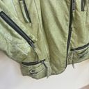 Miss Sixty  M60 Light Green Faux Leather Moto Jacket Womens Size S Zippers Photo 4