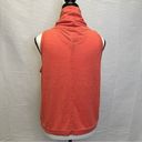 prAna  Women’s Sleeveless Hoodie in Vibrant Coral, Size XS Photo 4