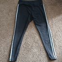 Adidas black and white athletic leggings size large Photo 3