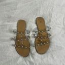 Schutz Yarin clear jelly silver studded sandals 7.5 Photo 4