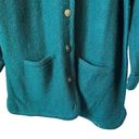 Herman Geist Vintage  Hunter Green Wool Cardigan Sweater Photo 3