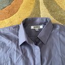 edwards NWOT  Work Uniform Grey Button Down Long Sleeve Shirt Women’s Small Photo 2