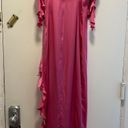 Amanda Uprichard Pink Sonnet Silk Gown Photo 1