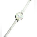 Coach  Swiss watch logo pastel white genuine leather strap water resistant‌‌‌ Photo 3