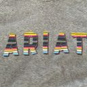 Ariat  R.E.A.L Grey Multicolor Logo Hoodie size M Photo 1